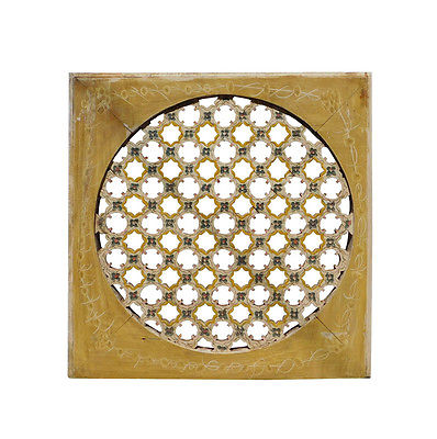 #ad Chinese Handmade Rustic Flower Star Geometric Wood Panel cs1468 $826.00
