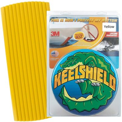 #ad Gator Guards KS 10YEL KeelShield Keel Guard 10 Feet Yellow Made in USA $239.99