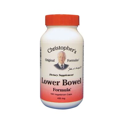 #ad Dr. Christopher#x27;s Lower Bowel Formula 450 mg 100 Veg Caps $19.66