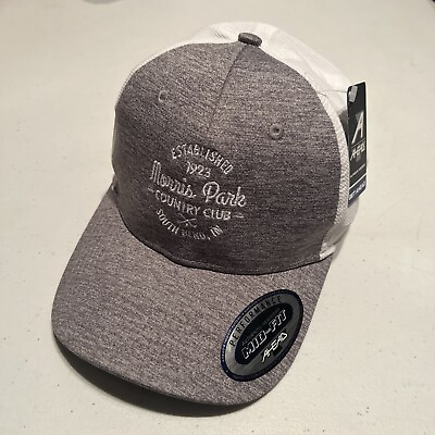 #ad Morris Park Country Club Cap A Head Golf Hat Mid Fit Gray White Strap Back Ahead $24.98