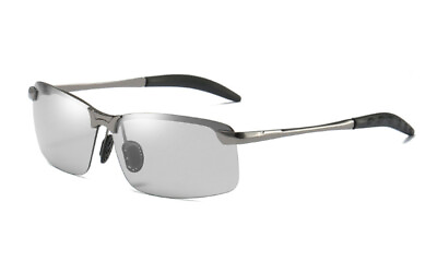 #ad Photochromic UV Rectangular Polarized Transition Sunglasses Fishing Driving K $15.91