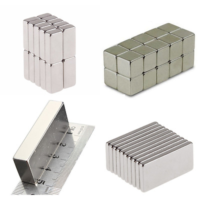 #ad 50 100 Pcs Magnets Block Cube Rare Earth Neodymium Magnetic N50 N48 N52 ALL Size $6.99