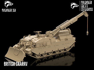 #ad British CRARRV Modern Warfare Wargames Badger 3D Badger Sett Studios GBP 90.00