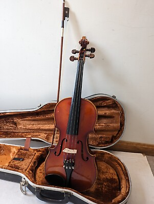 #ad 1979 Jacobus Hornsteiner 15quot; Viola Case Bow Prelude Strings Scherl amp; Roth $187.99