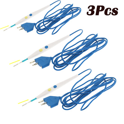 #ad 3Pcs Disposable Cautery Pencil Electro Surgical Pencil Single Use Hand Switch $30.00