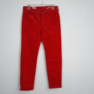 #ad GAP 1969 Sexy Boyfriend Cords Corduroy Size 25 0 REG Button Fly Red Jeans 5 PKTS $15.10