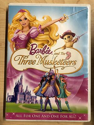#ad Barbie and the Three Musketeers DVD 2009 J0730 $1.99