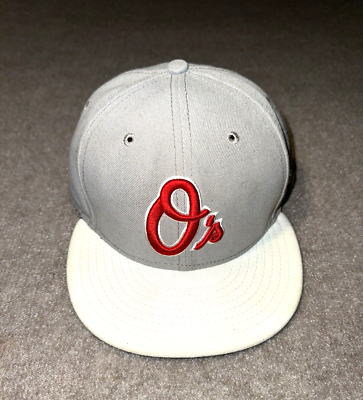 #ad Baltimore Orioles O#x27;s New Era Snapback Baseball Hat 9Fifty Red Grey MLB Cap $18.88