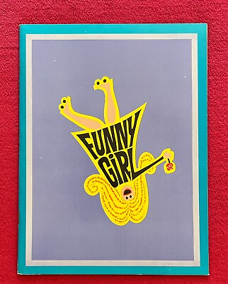 #ad FUNNY GIRL SOUVENIR BOOK 1968 MOVIE STARRING BARBARA STREISAND amp; OMAR SHARIF $28.00