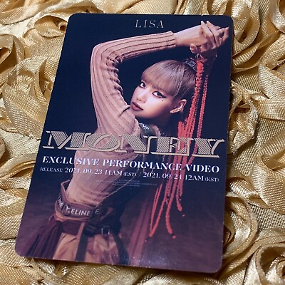 #ad Lisa Blackpink Personal Photo And Daily Life Photo Edition Photocard Money Card $11.69