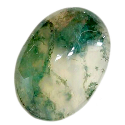 #ad Natural Moss Agate Palm Stone Green Rock Crystal Healing Reiki Polish Worry Ston $11.39