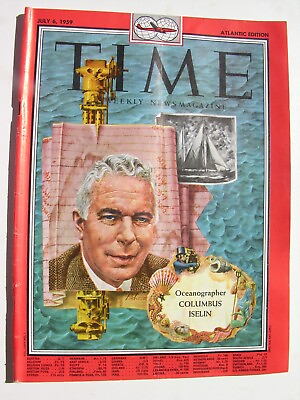 #ad TIME MAGAZINE Jul 6 1959 Columbus Iselin Ingemar Johansson Patterson Klaus Fuchs GBP 10.00
