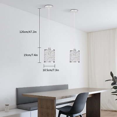 #ad 3PCS Modern Crystal Chandelier Light Ceiling Lamp Pendant Fixture Flush Mount $40.00