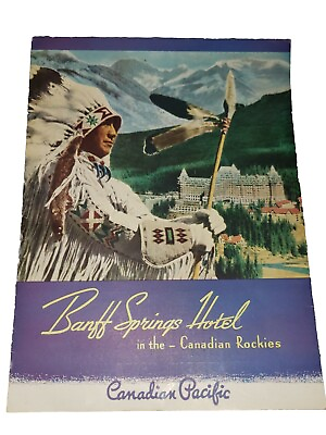 #ad 1939 Banff Springs Hotel in the Canadian Rockies Dinner Menus Tea Menus Y17 $475.00
