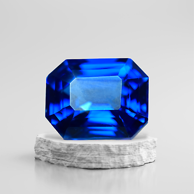 #ad Natural Tanzanite Blue Emerald Shape 9 Ct Certified make jewelry Loose Gemstone $11.56