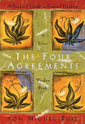 #ad The Four Agreements: A Practical Guide to Personal Freedom A Toltec Wisd GOOD $4.42