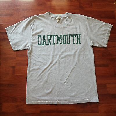 #ad Vintage Dartmouth College Mens T Shirt Gray Size Medium Made In USA $25.00