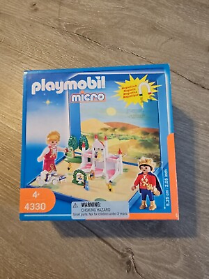 #ad New 2005 Playmobil 4330 Micro Mini Case Fairytale Castle Magnetic Palace RETIRED $75.00
