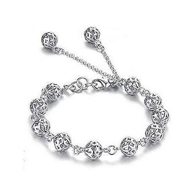 #ad Beautiful Design Sterling Silver Bracelet For Women amp; Girls 7.48 Inches $17.57