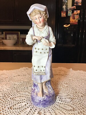 #ad Lovely Antique Figurine $82.50