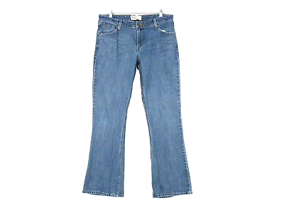 #ad Levi Strauss Signature Women#x27;s Jeans Size 14 Low Rise Boot Cut Stretch Denim $15.95