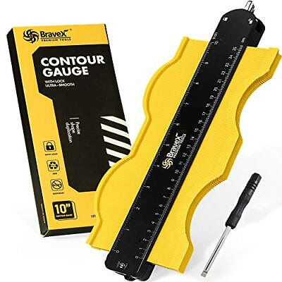 #ad Contour Gauge Profile Tool 10 Inch Super Gauge Shape and Outline Tool $15.99