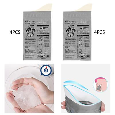 #ad 4x Travel Urinal Bag Peeing in The Pee Bags for Camping Traffic Jams Men $8.42