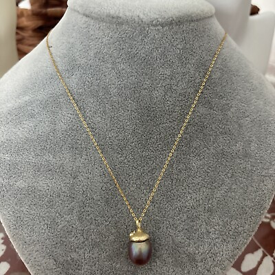 #ad freshwater pearl pendant necklace $28.00