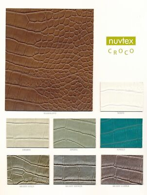 #ad Nuvtex Crocodile Print Faux Leather Vinyl by the yard $43.91
