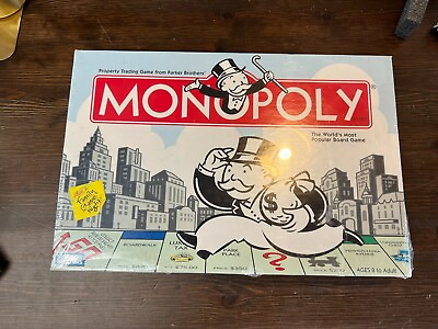 #ad Monopoly board game sealed 2004 Edition ** minor damage** $22.49