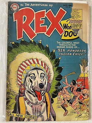 #ad The Adventures Of Rex The Wonder Dog #24 RARE DC Comics 1955 Gil Kane $87.07