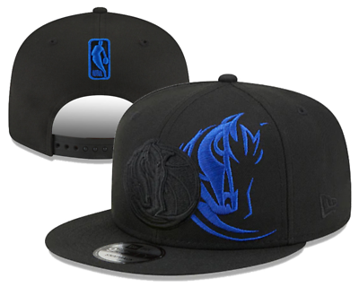#ad Dallas Mavericks Hat Snapback Adjustable Fit Black Blue New Style Fast Ship $24.99