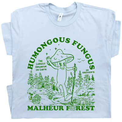#ad Mushroom Shirt Humongous Fungus T Shirt Cool Vintage Mushroom Graphic Nature Tee $19.99