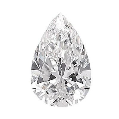 #ad 0.80 Carat Pear Cut 7 x 5MM Moissanite Diamond D VVS1 With GRA Certificate $230.99