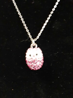 #ad #7 18 Inch Pink Rhinestine Owl 2 Cilors Of Pink Really Adorable $0.99