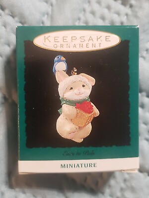 #ad Hallmark Ears to Pals 1993 Keepsake Miniature Ornament $11.99