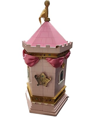 #ad Disney Princess Castle Jewelry Music Box A Dream Is A Wish Your Heart Makes Rare $14.99
