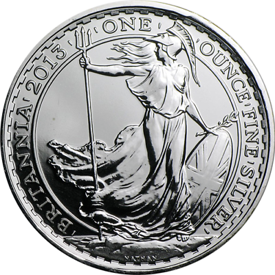 #ad 2013 Silver 999 BRITANNIA 1oz Coin Royal Mint Bullion Coin Uncirculated A GBP 34.99
