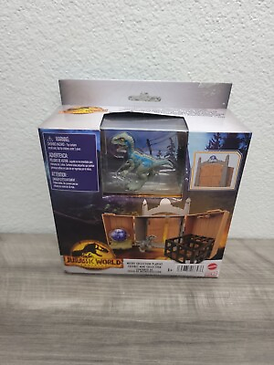 #ad 2022 Mattel Jurassic World Dominion Micro Collection Playset with Dinosaur Blue $11.50