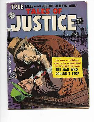 #ad Tales Of Justice No 6 1950#x27;s Australian Atlas Reprint Man Who Couldn#x27;t Stop $15.99