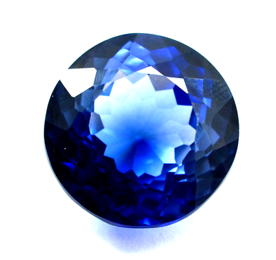 #ad AAA 25 Ct Natural Ceylon Blue Sapphire Round Cut Loose Certified Gemstone $31.19