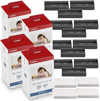 #ad KP 108IN Color 3X Ink amp; 108 Paper Set for Canon Selphy CP910 CP1200 CP1300 Lot $519.99