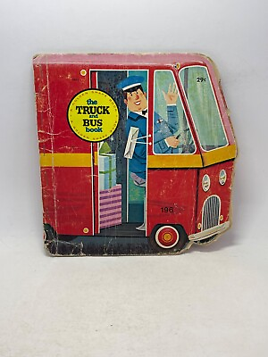 #ad The Truck and Bus Book by William Dugan; Golden Shape 1966 1st Printing $9.35