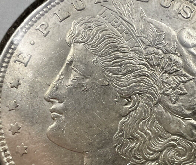 #ad 1921 P Laminated Error Coin Morgan Silver Eagle Dollar AU About UNC $94.95