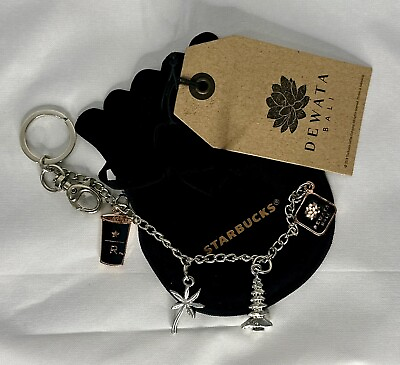 #ad Starbucks Reserve Dewata Bali Four Charm Bracelet with Storage Bag $29.90