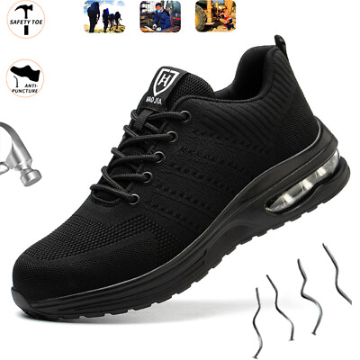 #ad Sneakers Mens Safety Shoes Anti Shock Sneakers Work Shoes Indestructible Shoes $43.22