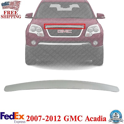 #ad Front Hood Molding Trim Chrome For 2007 2012 GMC Acadia $44.13