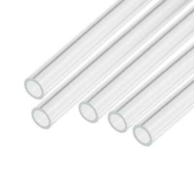 #ad Acrylic Pipe Clear Rigid Tube 9pcs 9mm ID 12mm OD 6quot; for Lamps and Lanterns $11.47