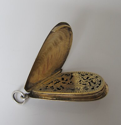 #ad Fine rare Victorian novelty silver vinaigrette Sampson Mordan amp; Co London c1876 GBP 1895.00