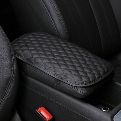 #ad Black Armrest Pad Cover Center Console Box Cushion Protector Accessories For Car $1.99